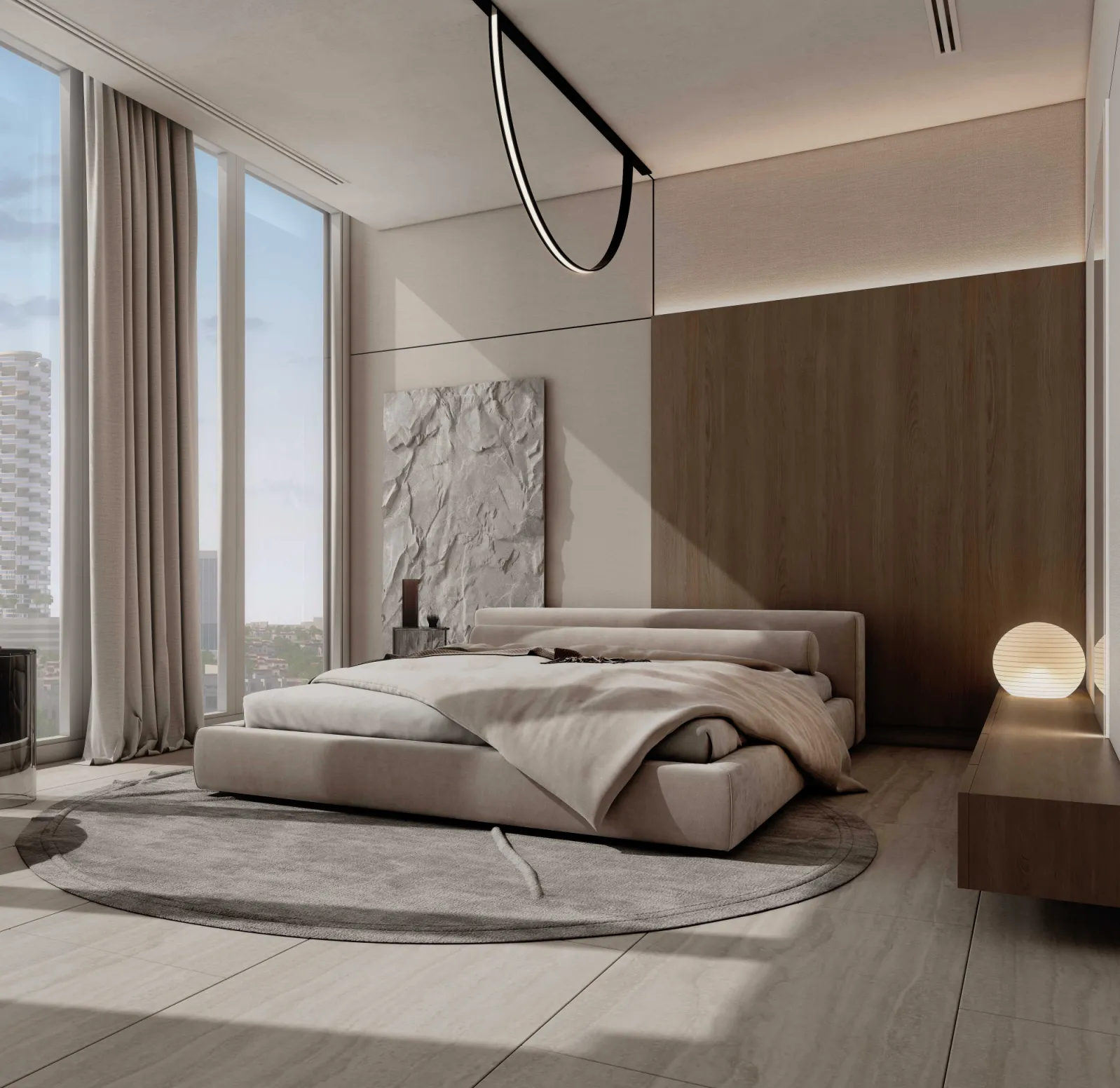 Schlafzimmer in SVN Urban Living, Visualisierung