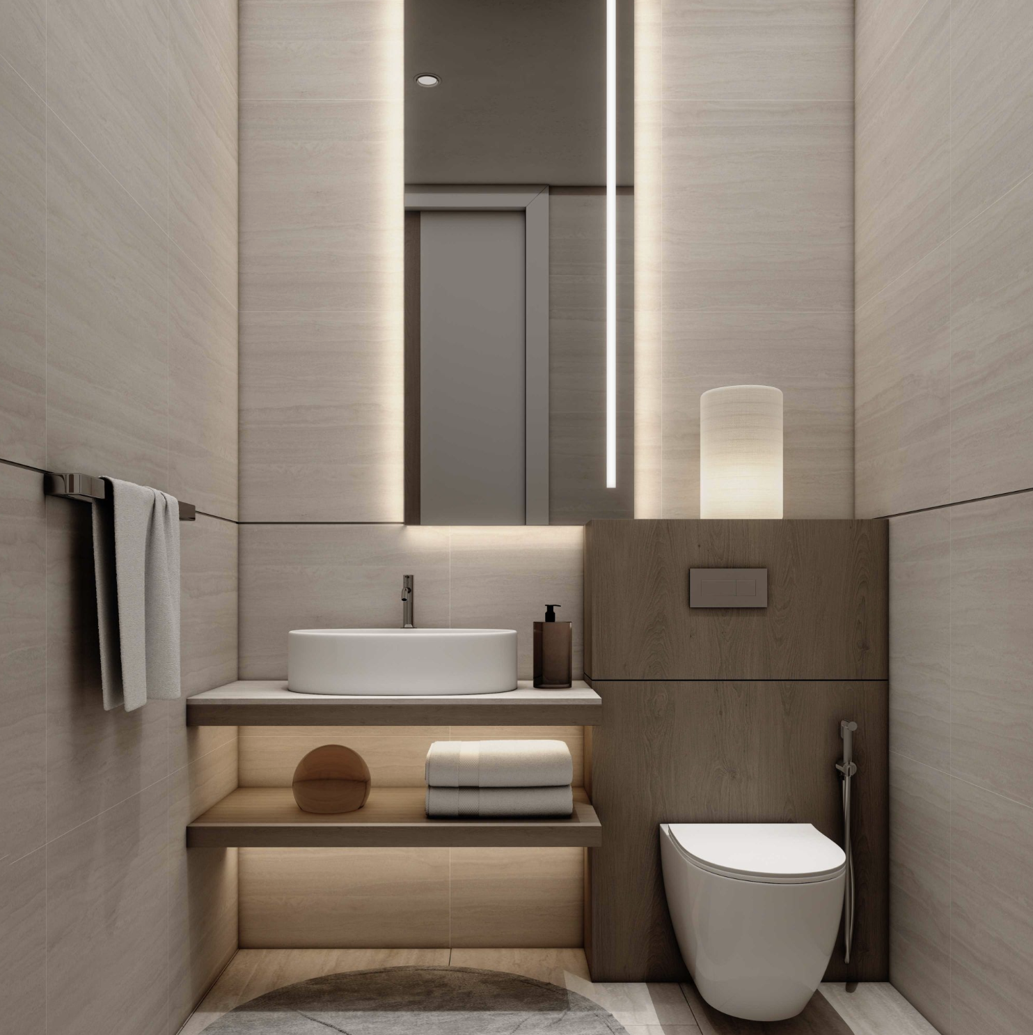 Badezimmer, Architekturvisualisierung