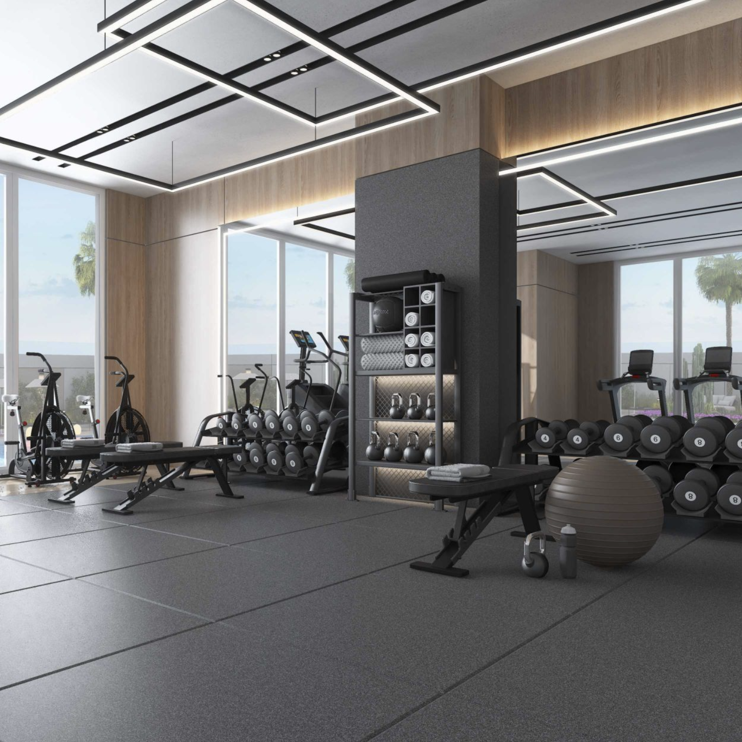 Fitnessstudio von SVN Urban Living