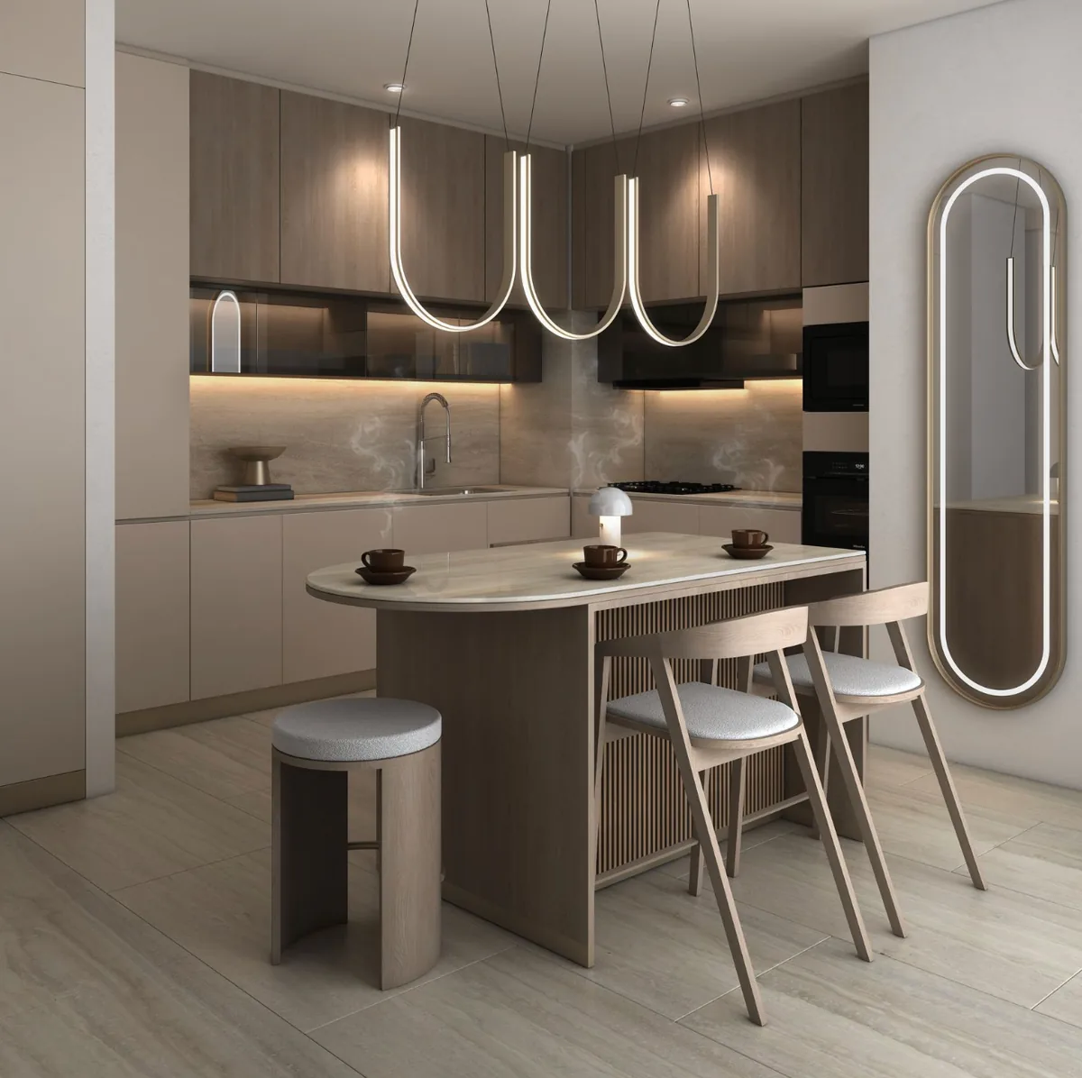 Küche in SVN Urban Living, Visualisierung