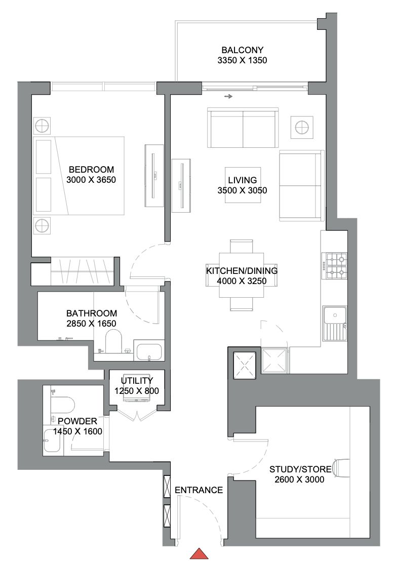 Exklusives 1.5 BR Apartment mit Lagoon View im 360 Riverside Crescent – Sobha Hartland II