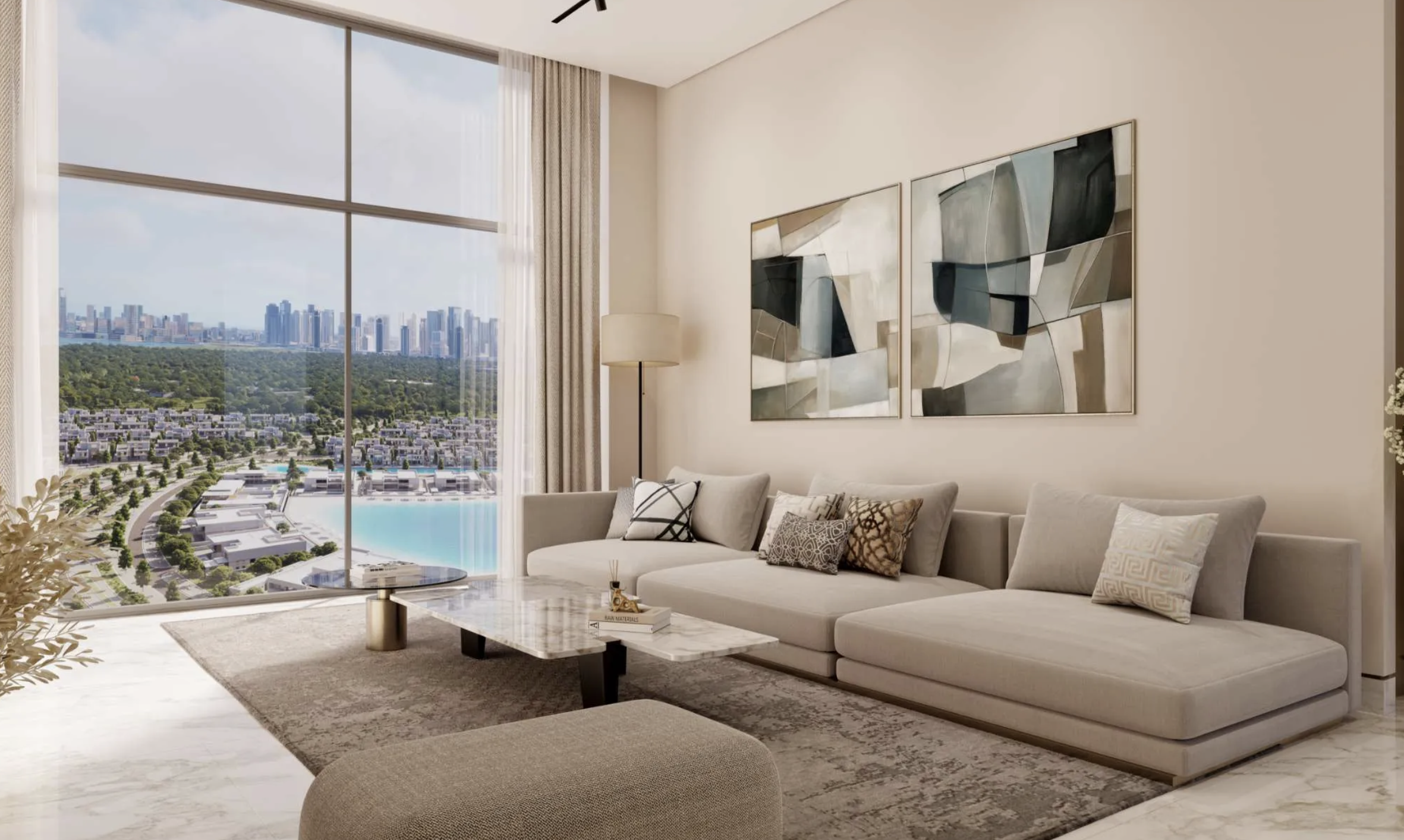 Exklusives 1.5 BR Apartment mit Lagoon View im 360 Riverside Crescent – Sobha Hartland II