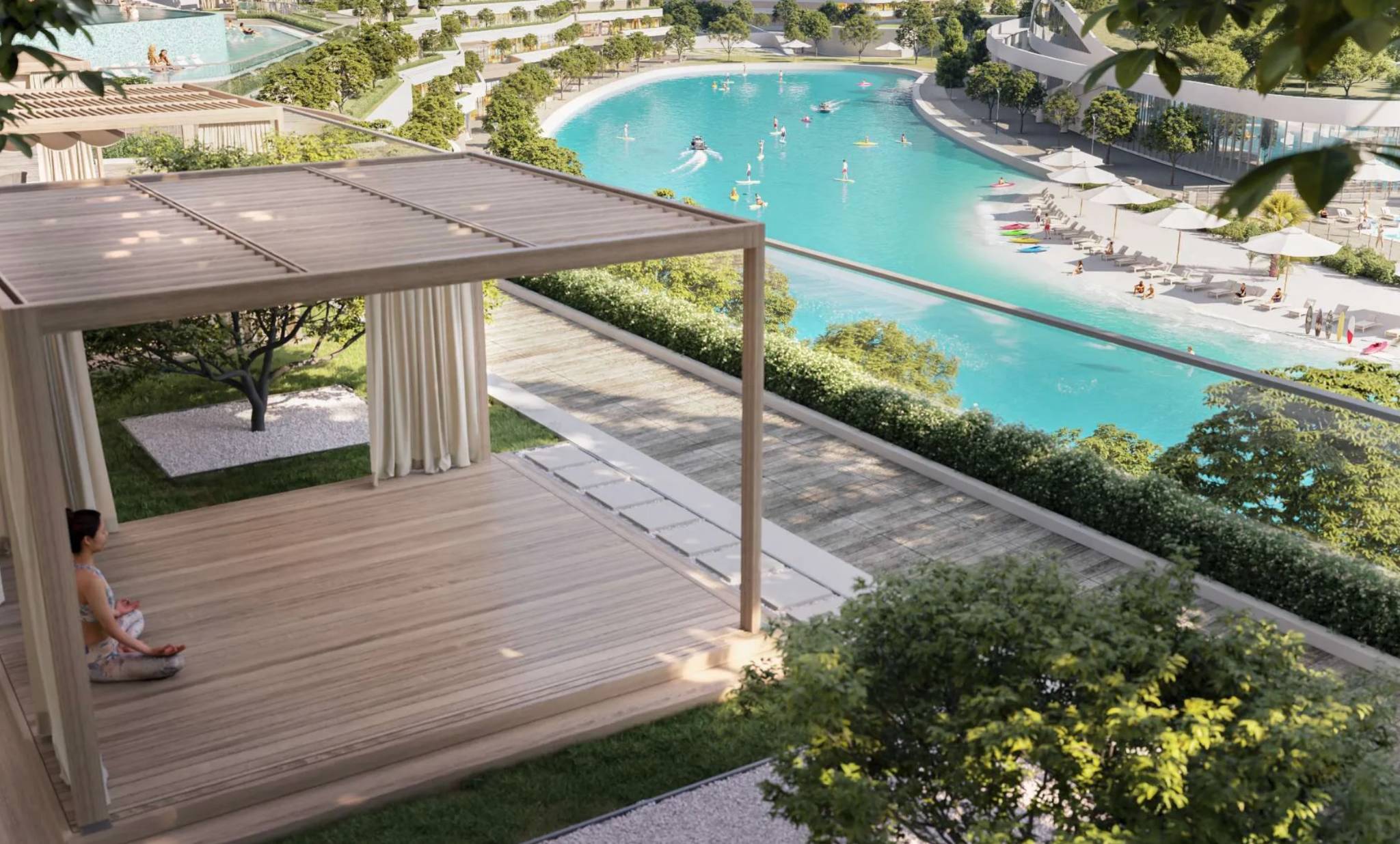 Exklusives 1.5 BR Apartment mit Lagoon View im 360 Riverside Crescent – Sobha Hartland II