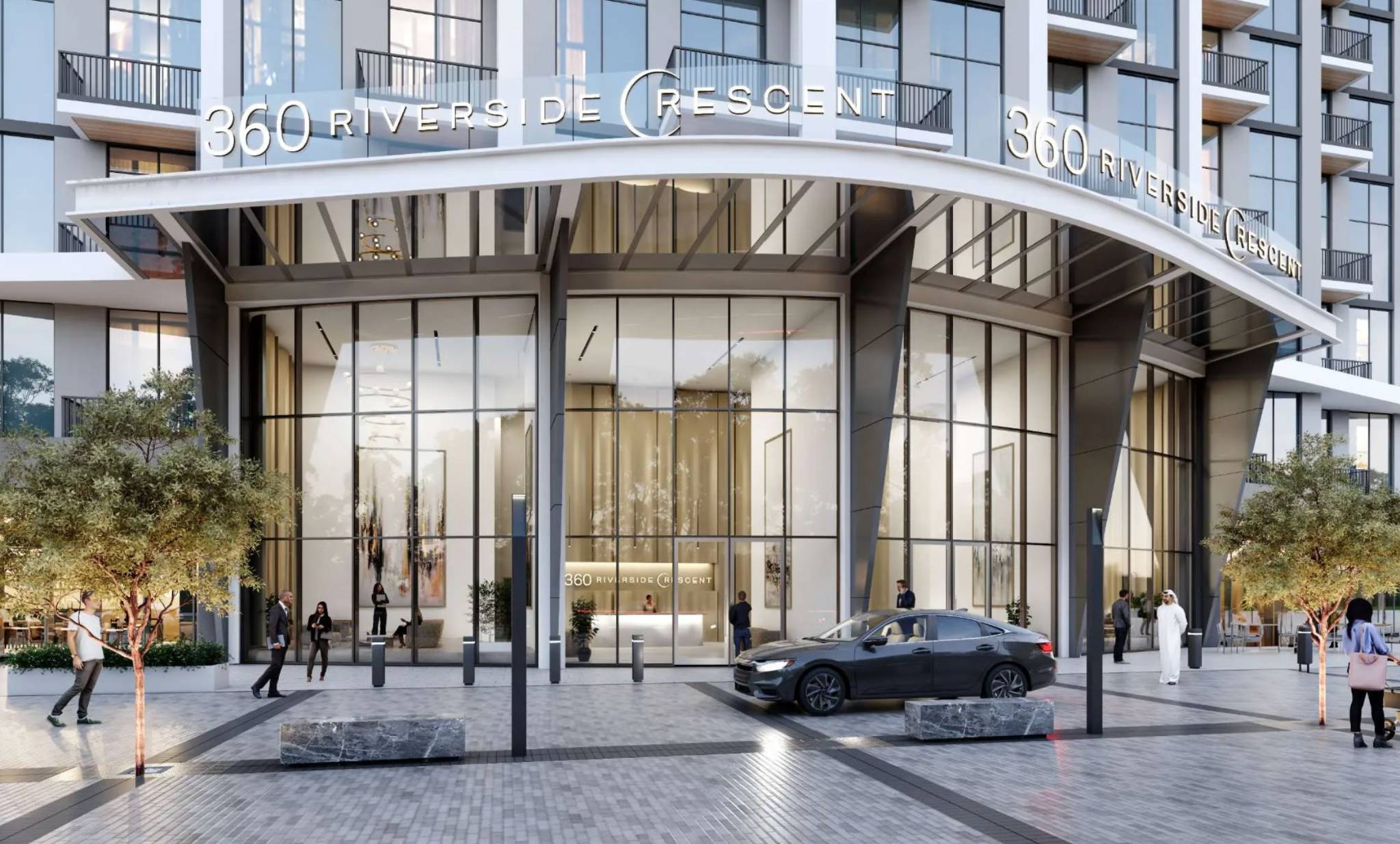 Exklusives 1.5 BR Apartment mit Lagoon View im 360 Riverside Crescent – Sobha Hartland II