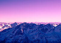 Purple mountains