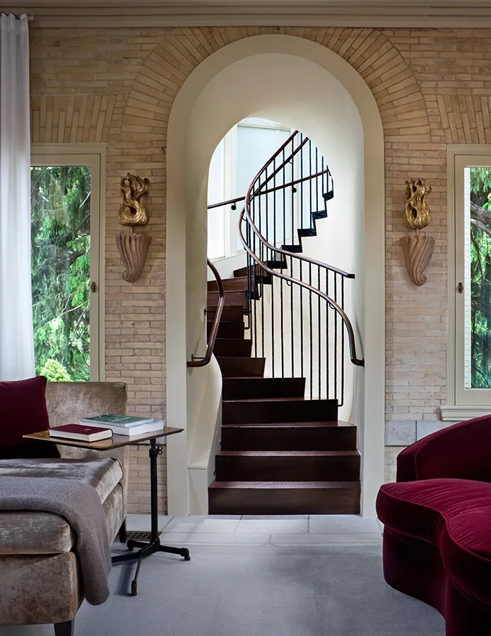 hotel having stairs