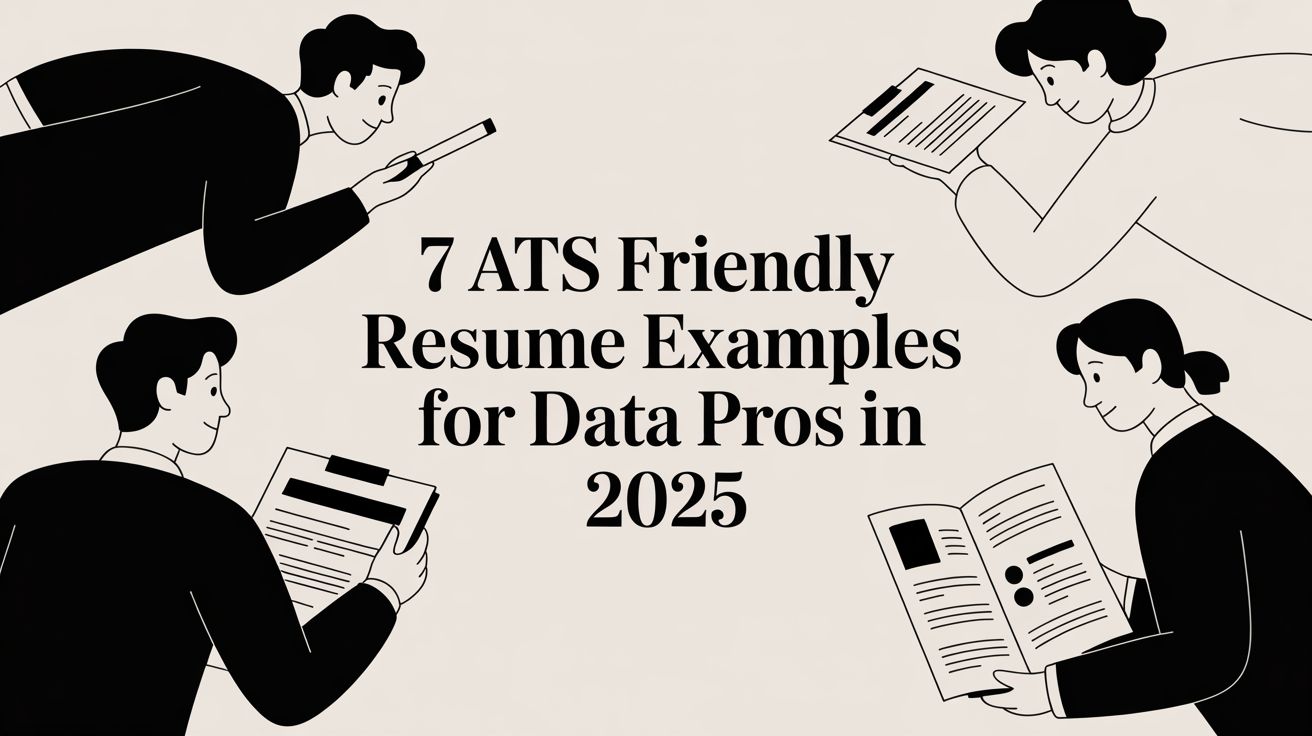 7 ATS Friendly Resume Examples for Data Pros in 2025