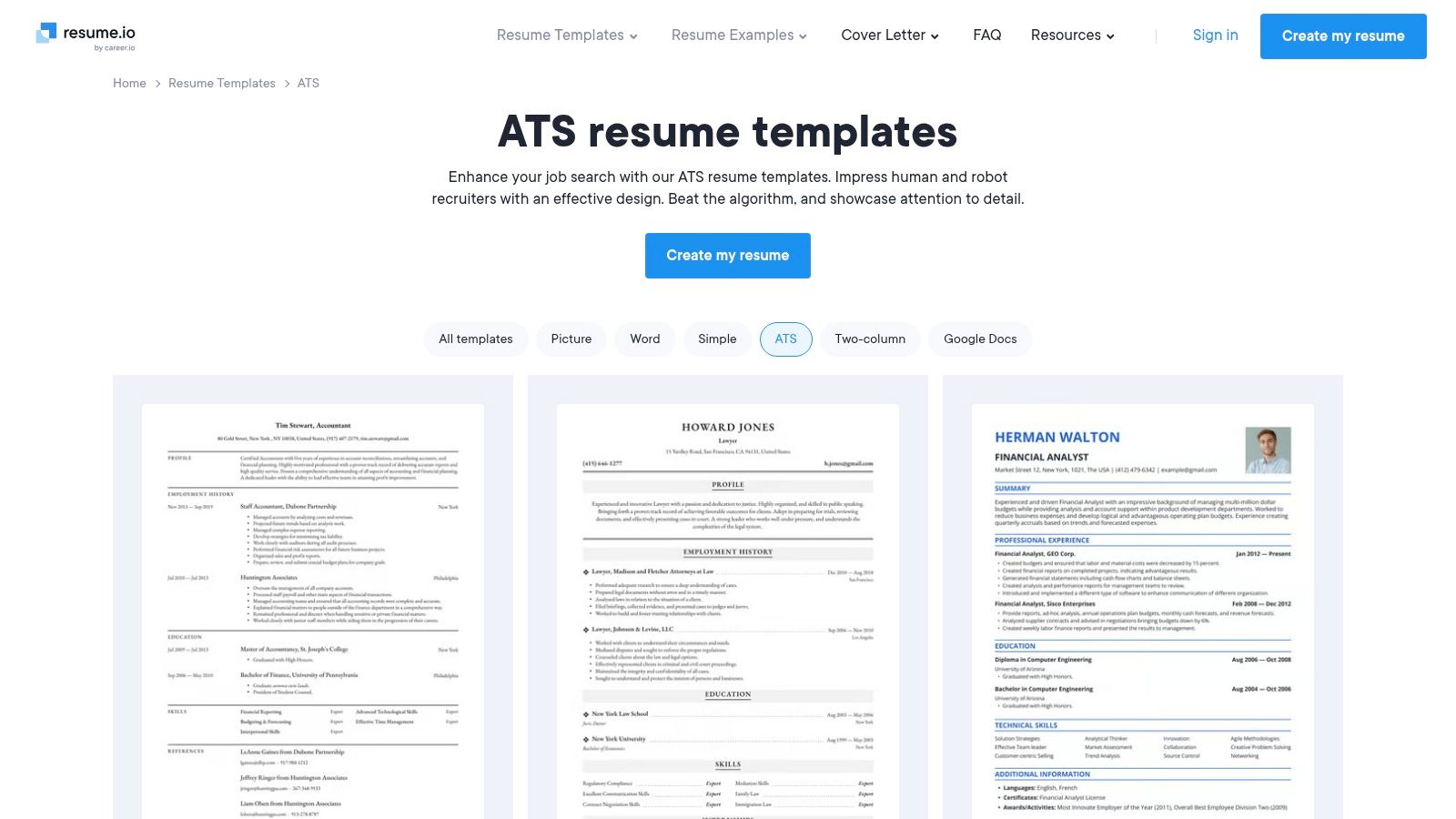 Resume.io
