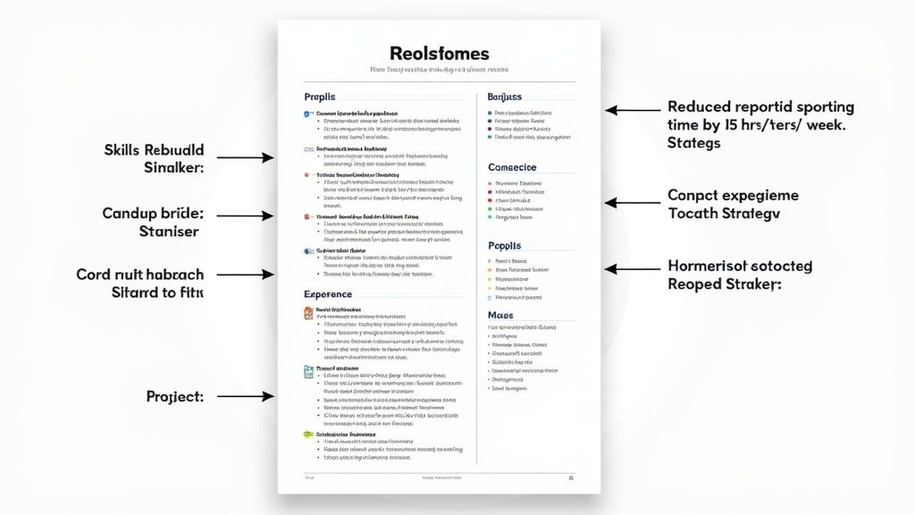 Data Analyst Hybrid Resume Template