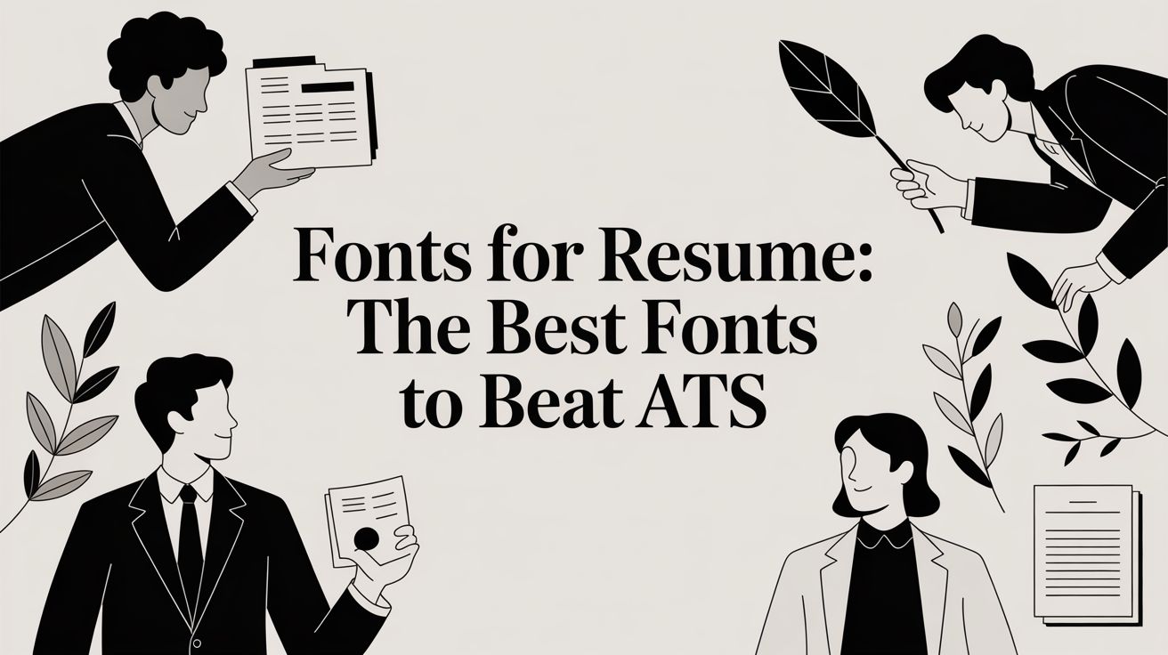 The Best Fonts for Your Resume to Beat the ATS