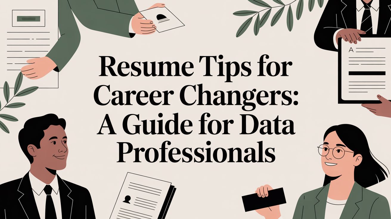 Resume Tips for Career Changers: A Guide for Data Professionals