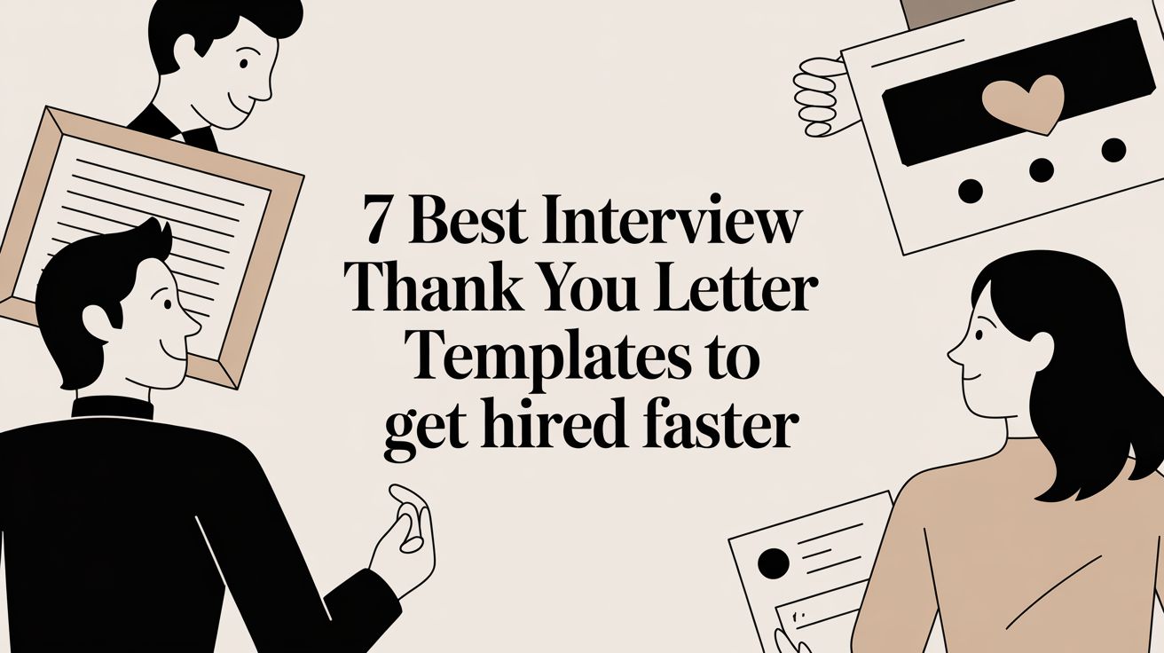 7 Best Interview Thank You Letter Templates to Get Hired Faster