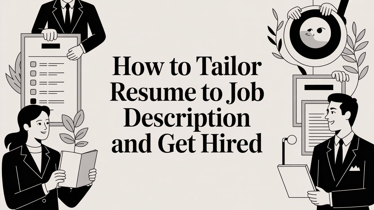 How to Tailor Your Resume to a Job Description and Get Hired Faster