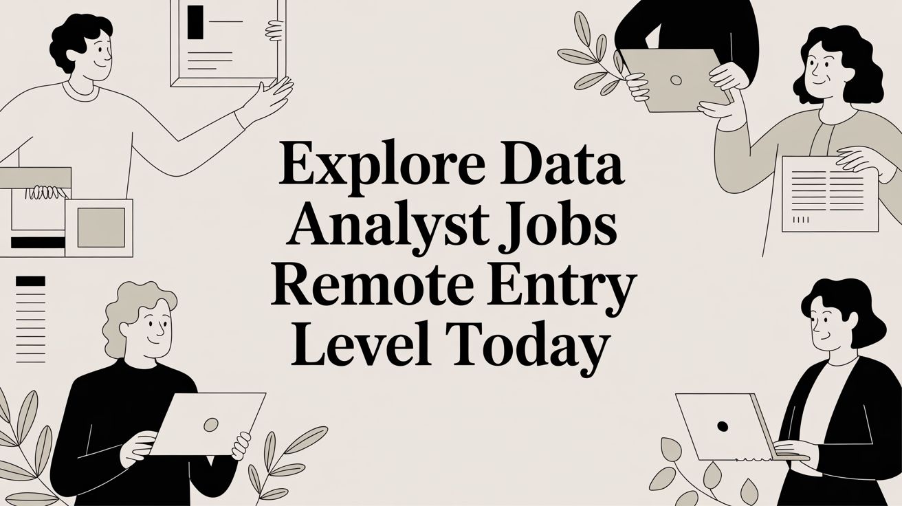 How to Land Remote Entry Level Data Analyst Jobs