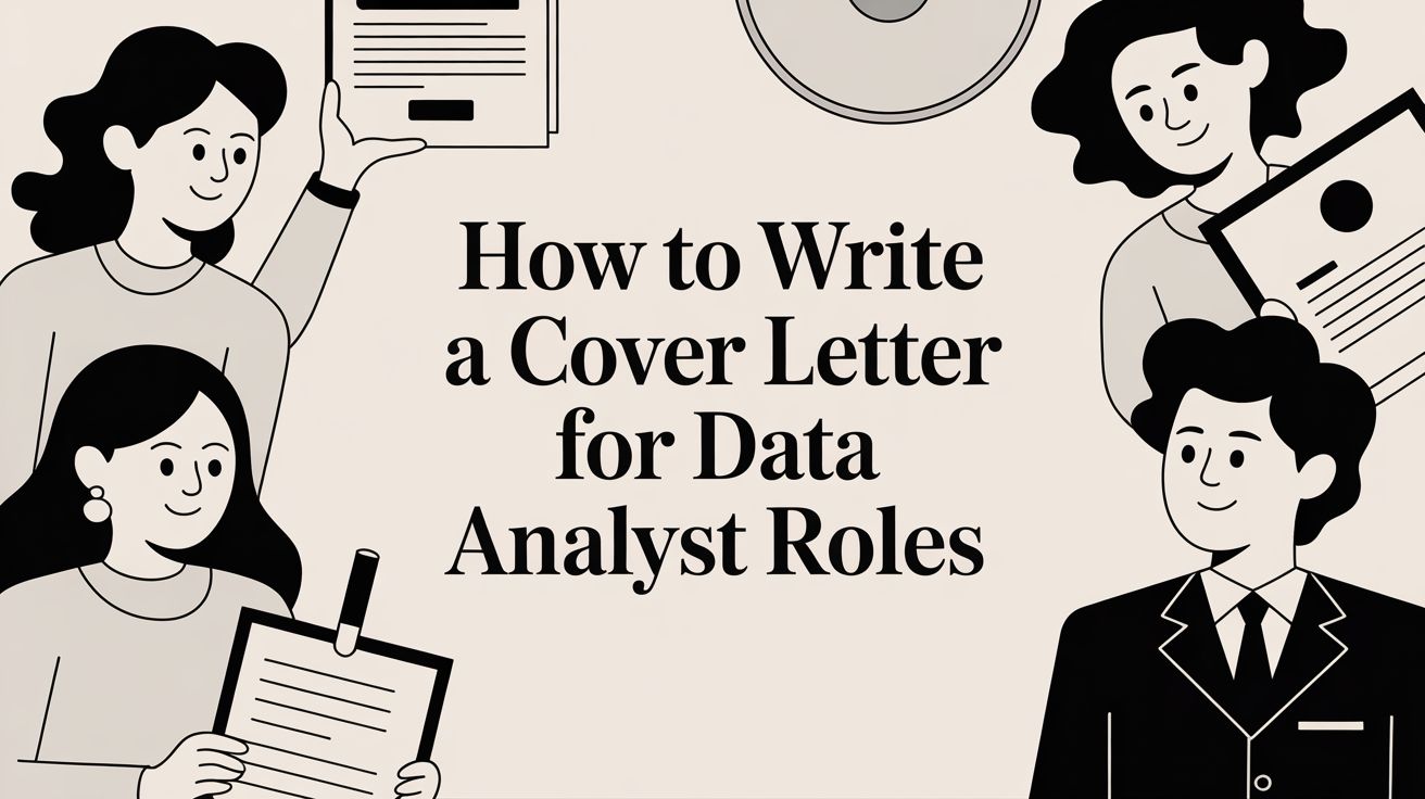 How to Write a Cover Letter for Data Analyst Roles
