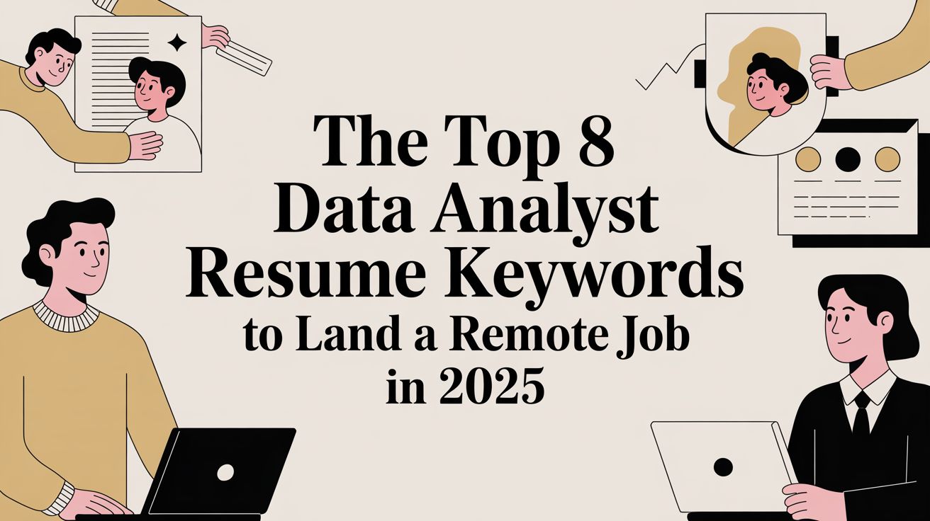 The Top 8 Data Analyst Resume Keywords to Land a Remote Job in 2025