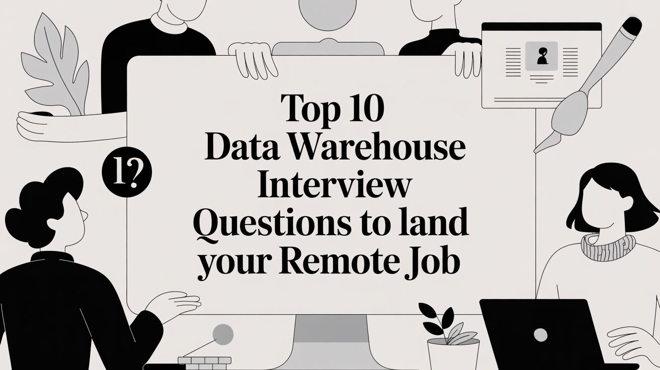 Top 10 Data Warehouse Interview Questions to Land Your Remote Job