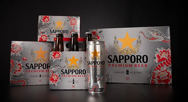 Sapporo on-pack QR experience