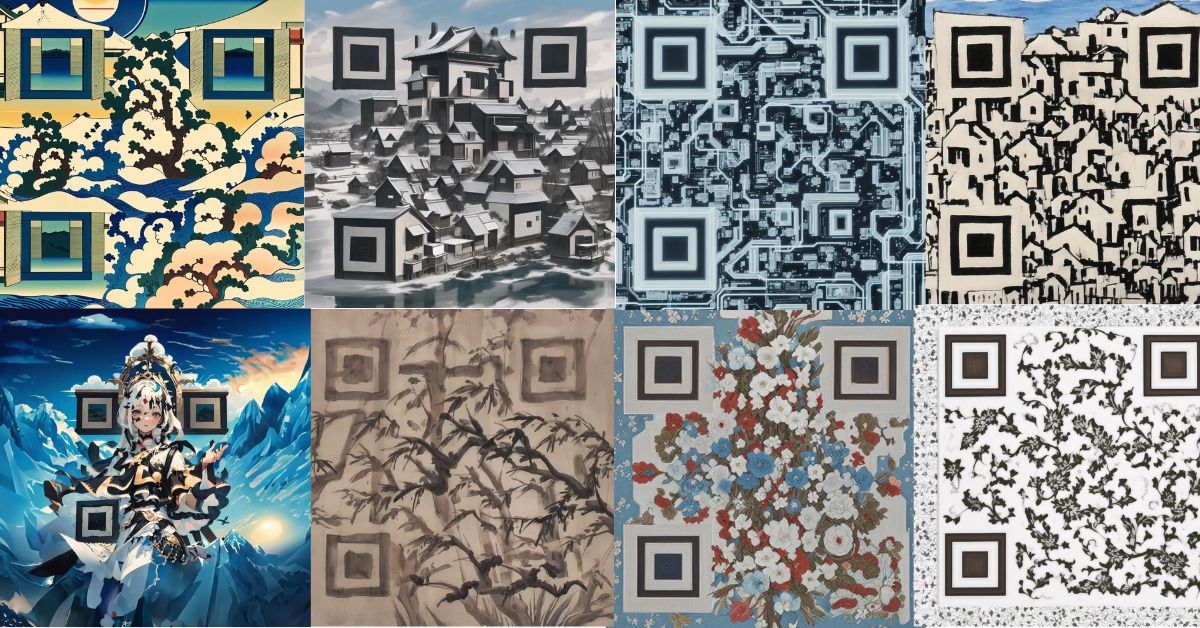 ai generated qr code examples