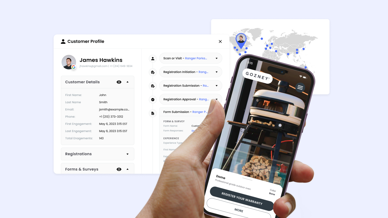 Gozney uses Brij to create new customer profiles for retail buyers.