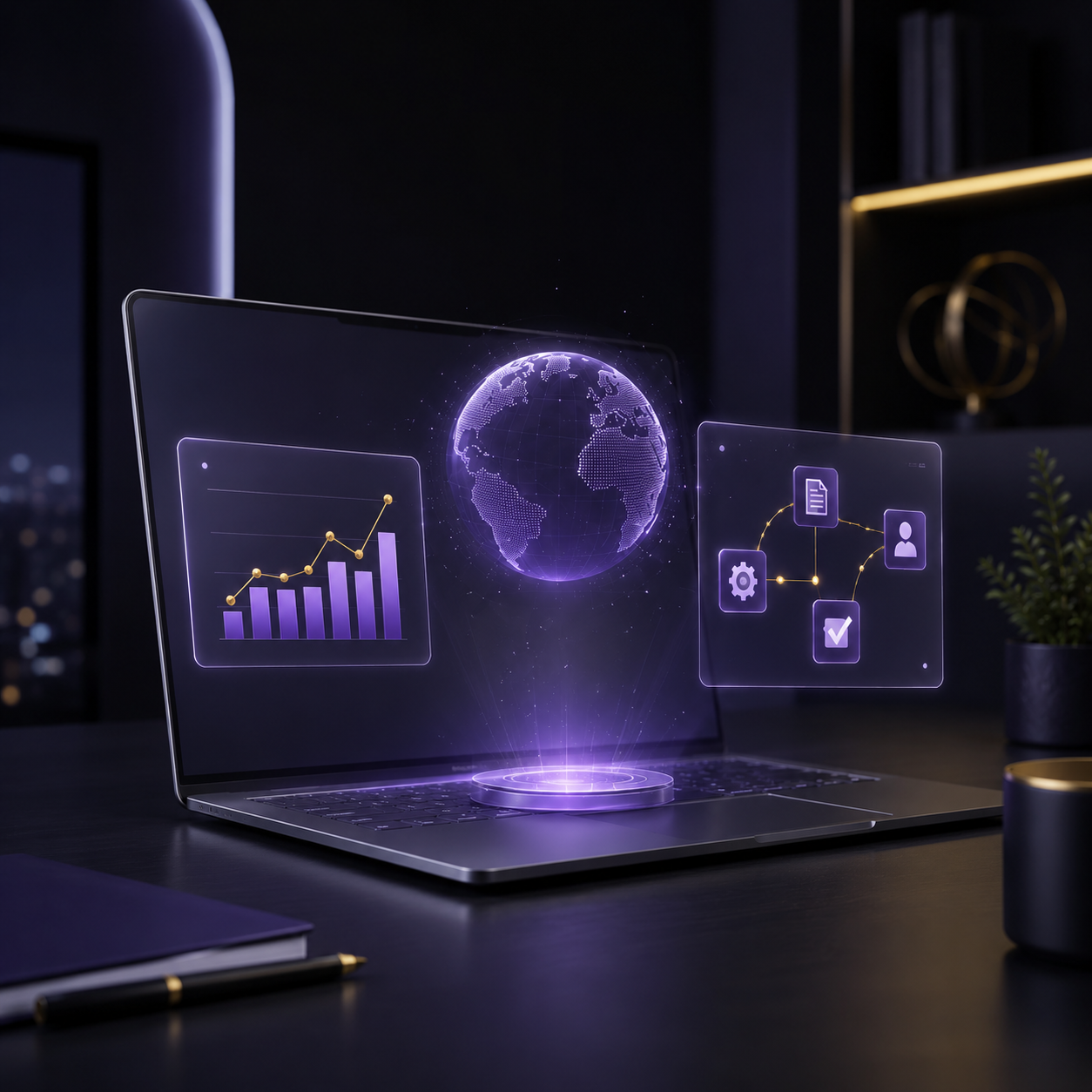 AI-driven financial and compliance automation workflow
