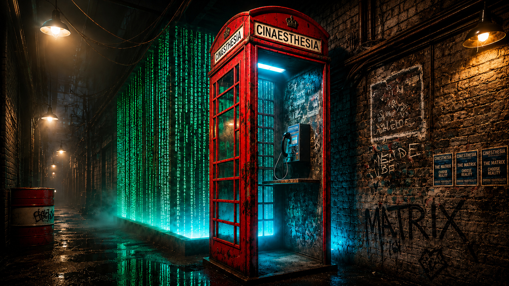 The Matrix: Choose Your Reality immersive dance party artwork