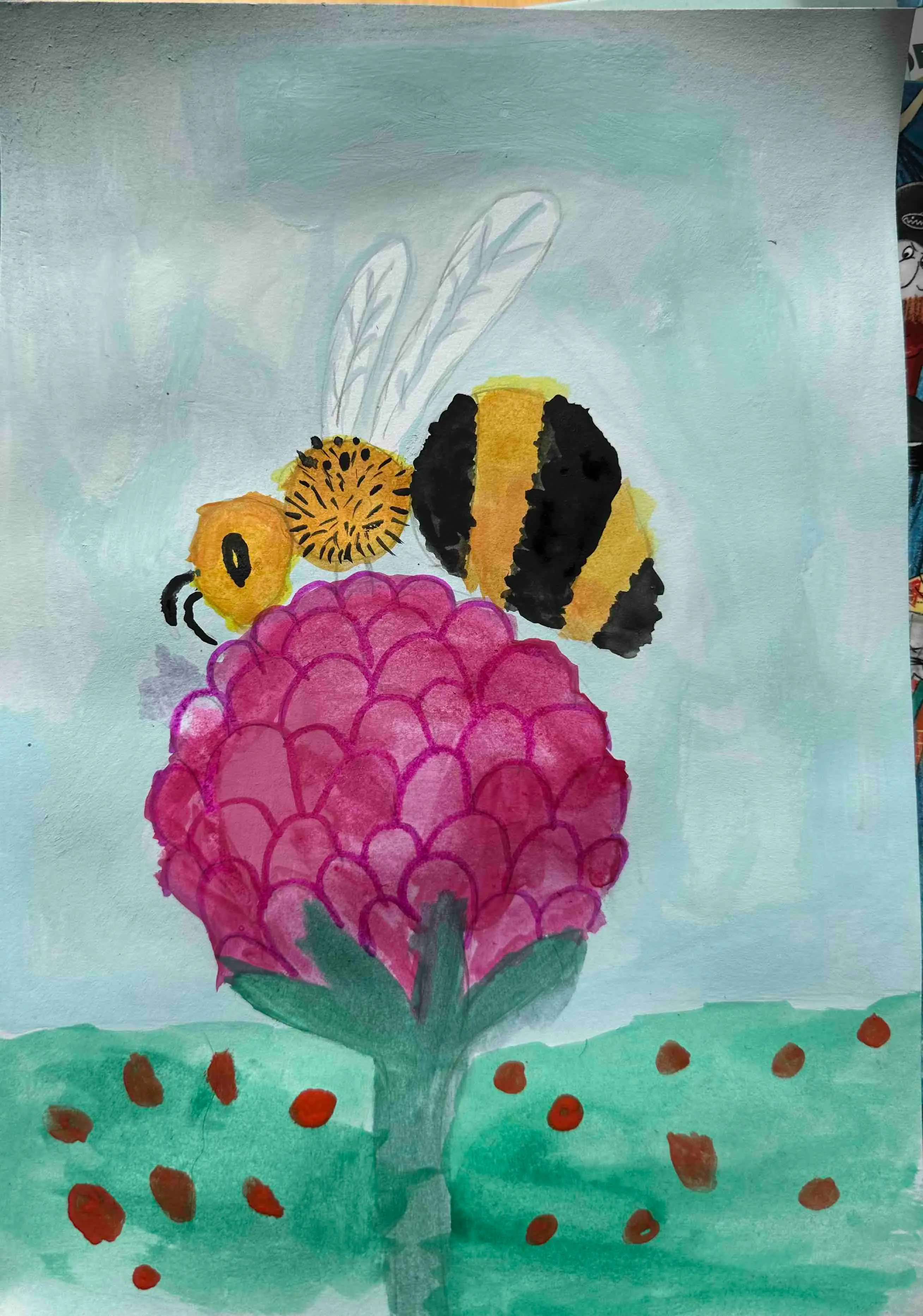 Приклад роботи учня групових уроків Софії, 5 років