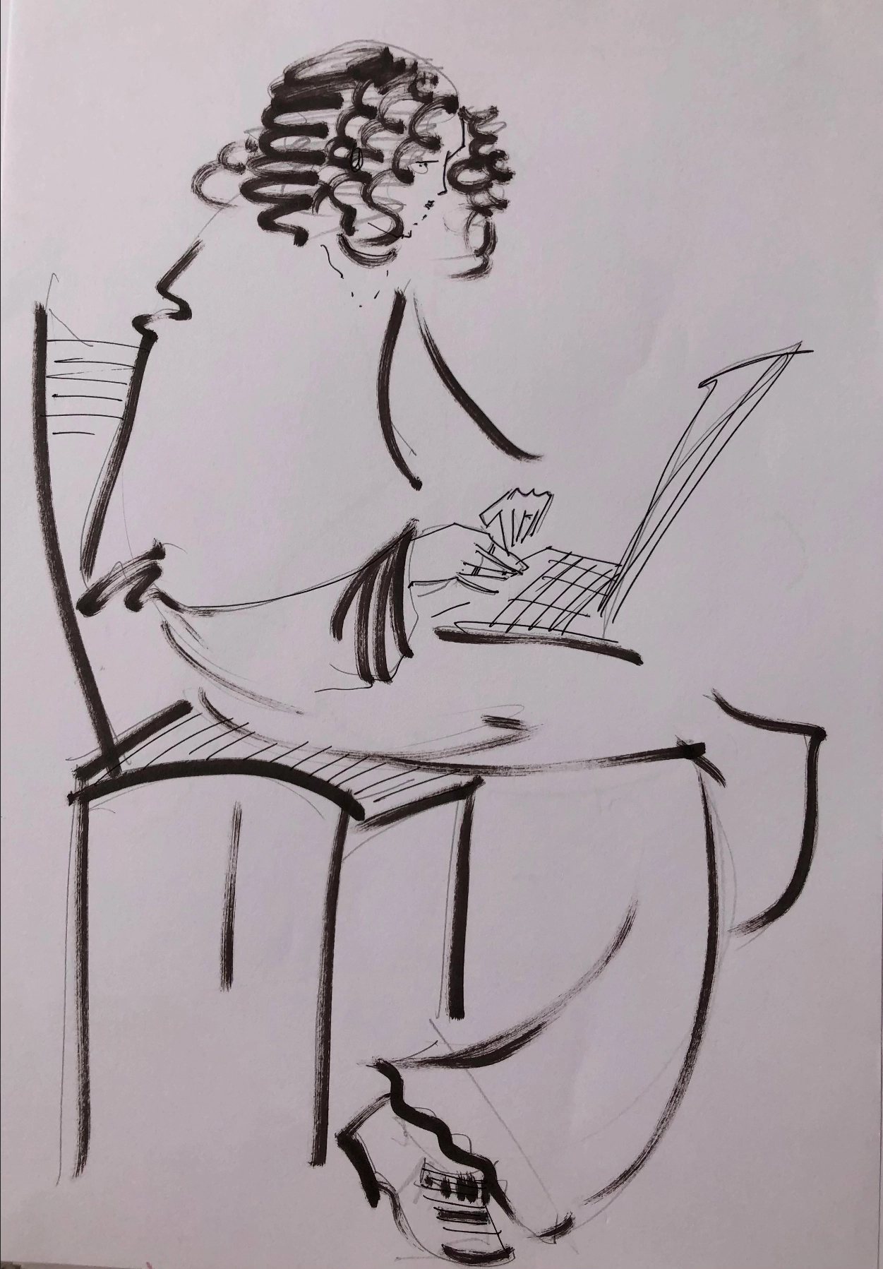 Приклад роботи викладача школи Хамелеон Богдани Габор