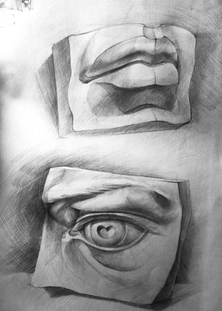 Галерея учнів курсів за напрямом «Графічний портрет»