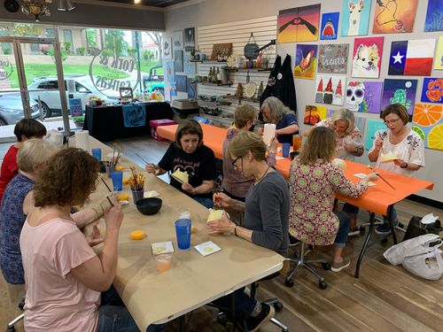 Girls Day creative experience at Cork & Canvas