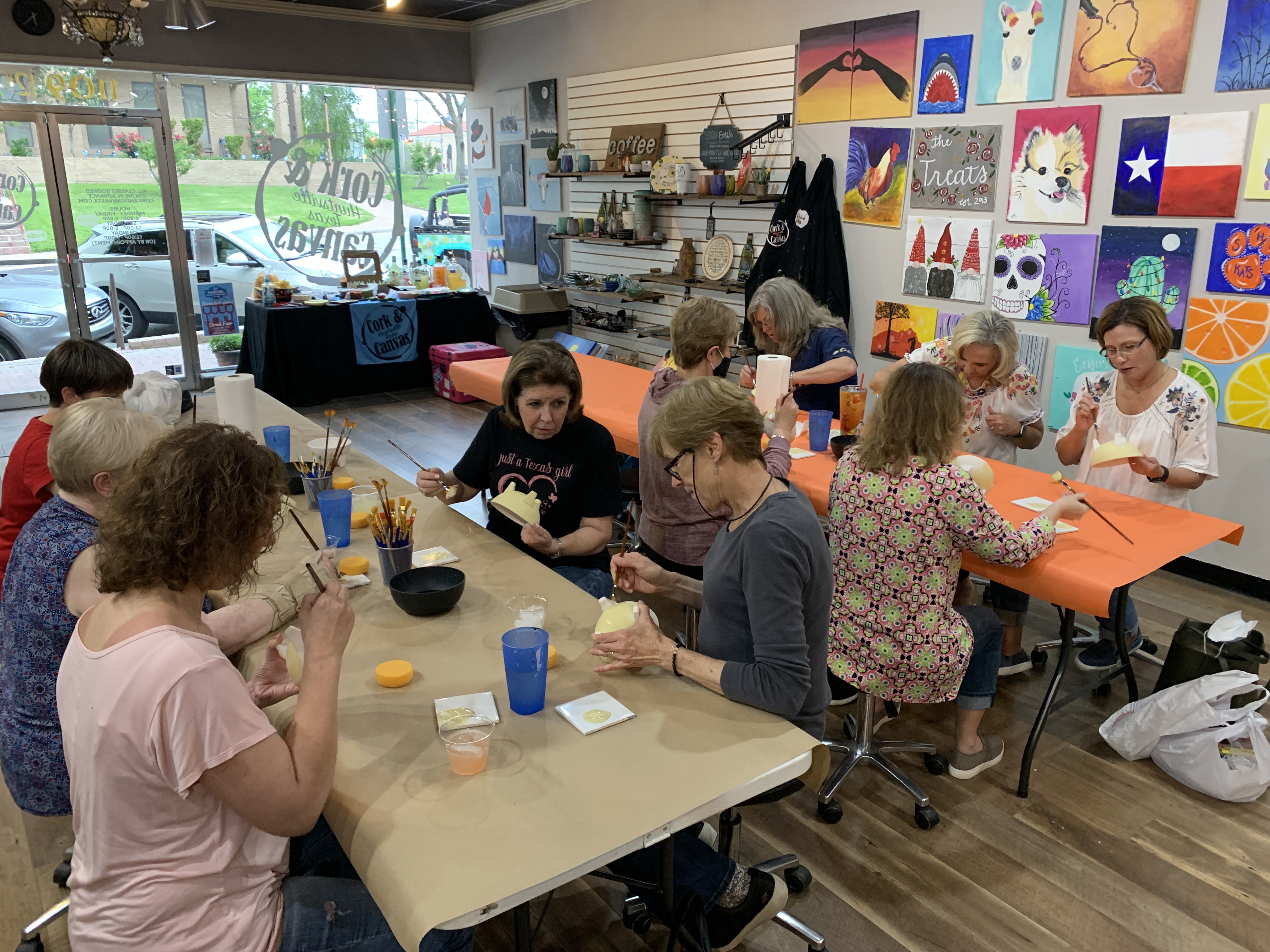 Girls Day creative experience at Cork & Canvas