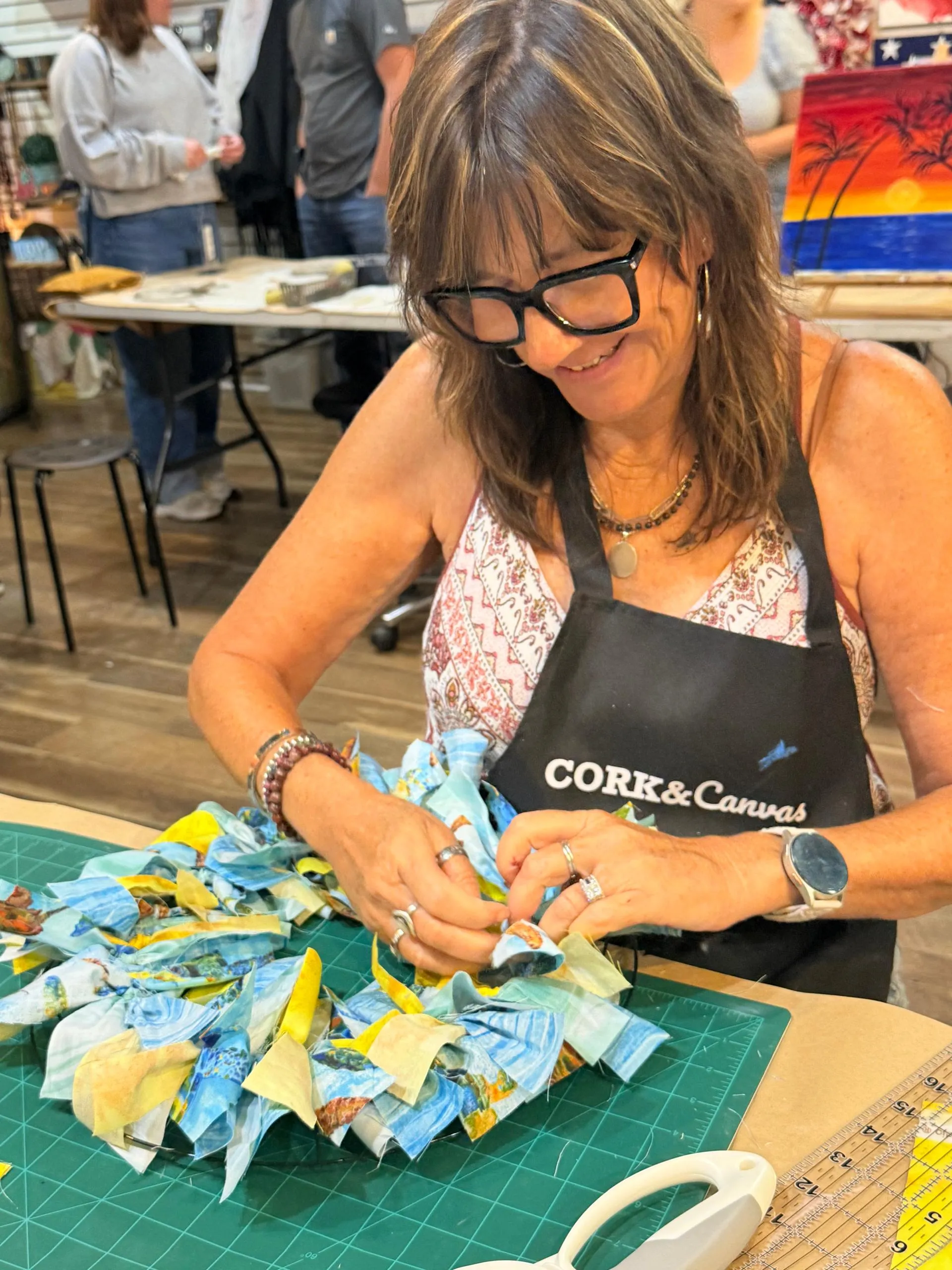 DIY creative experience at Cork & Canvas