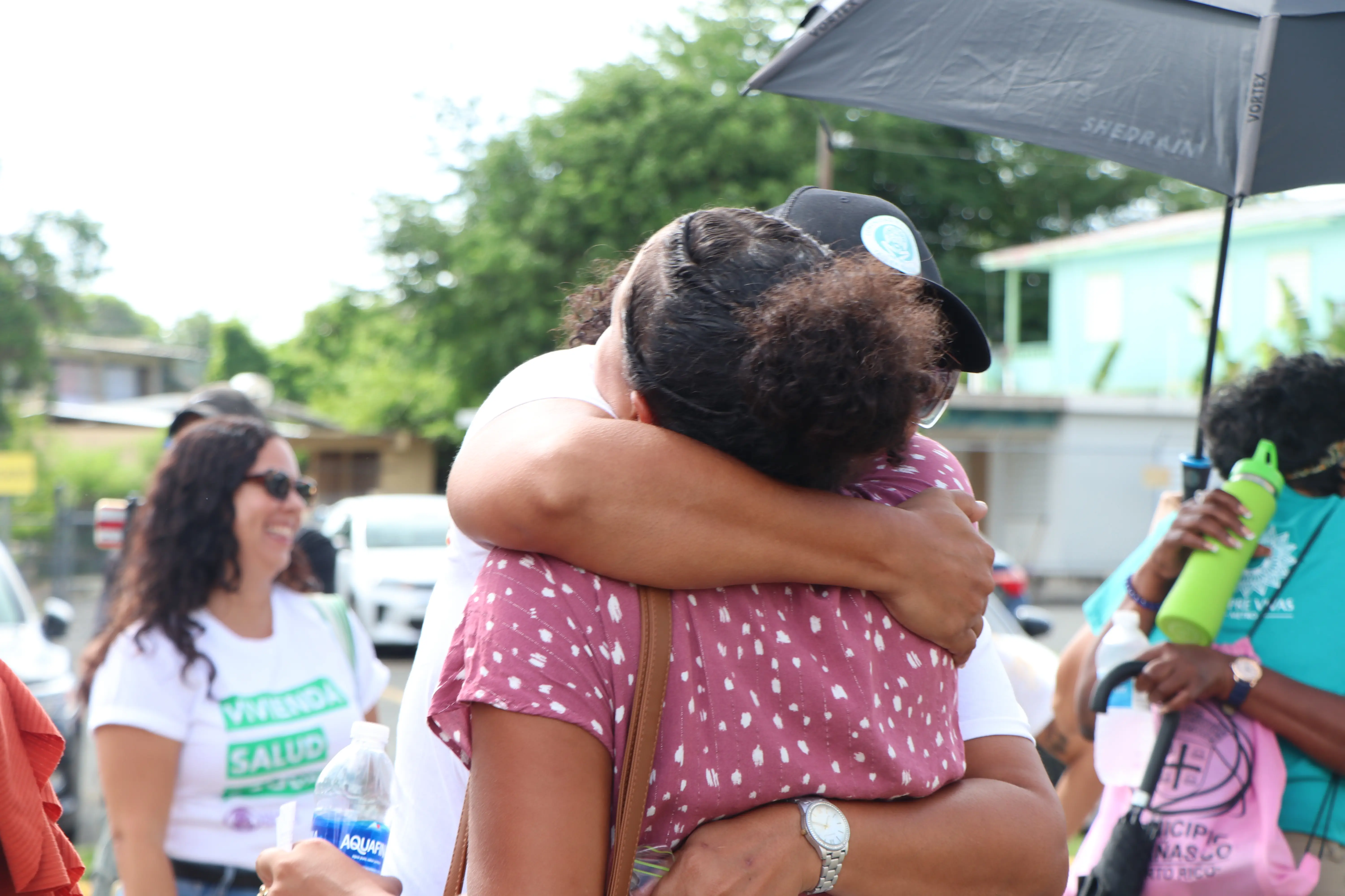 Manifestación en solidaridad con Katherine Martínez Medina durante su citación a una Regla 6 (2023, foto de Revista étnica).