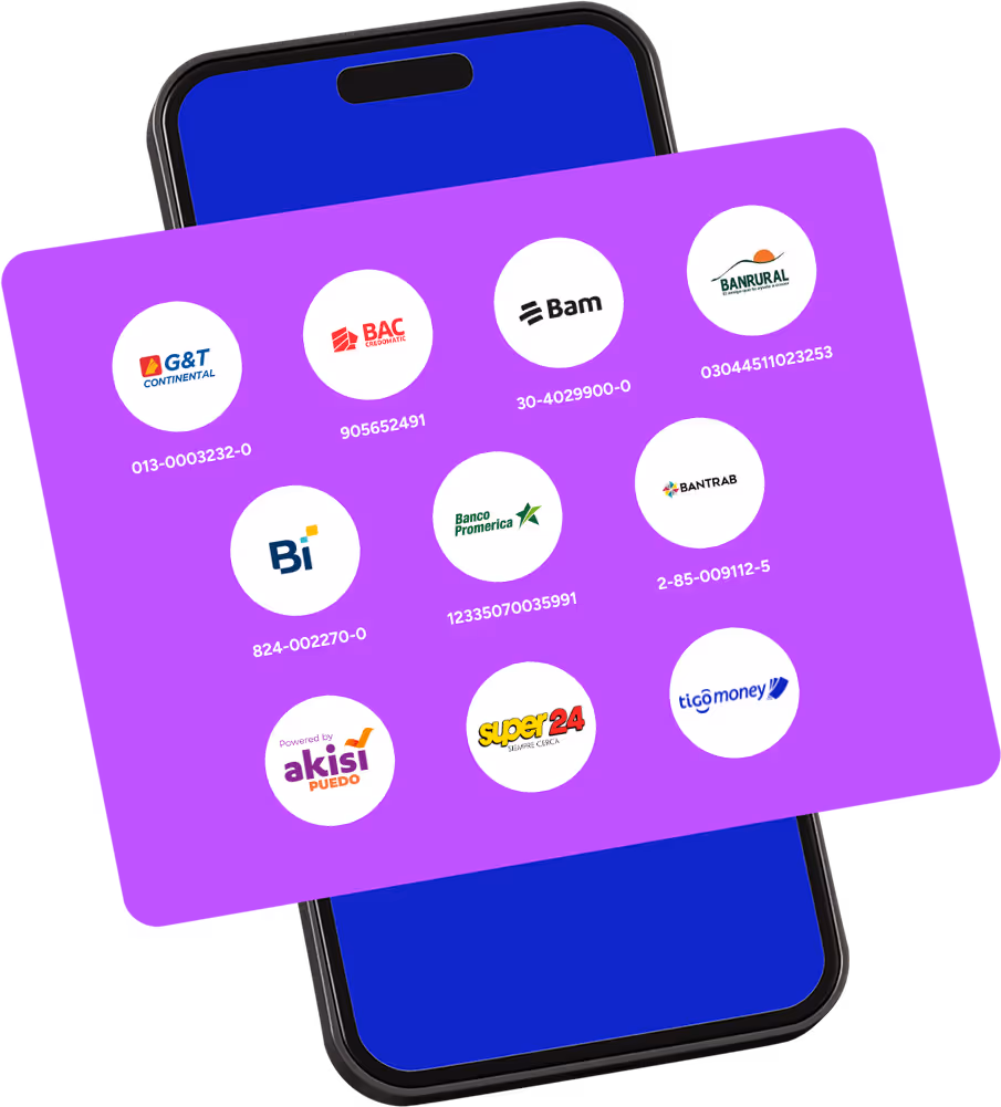 mockup de pago