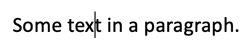 Quick format toggle where no initial selection is necessary