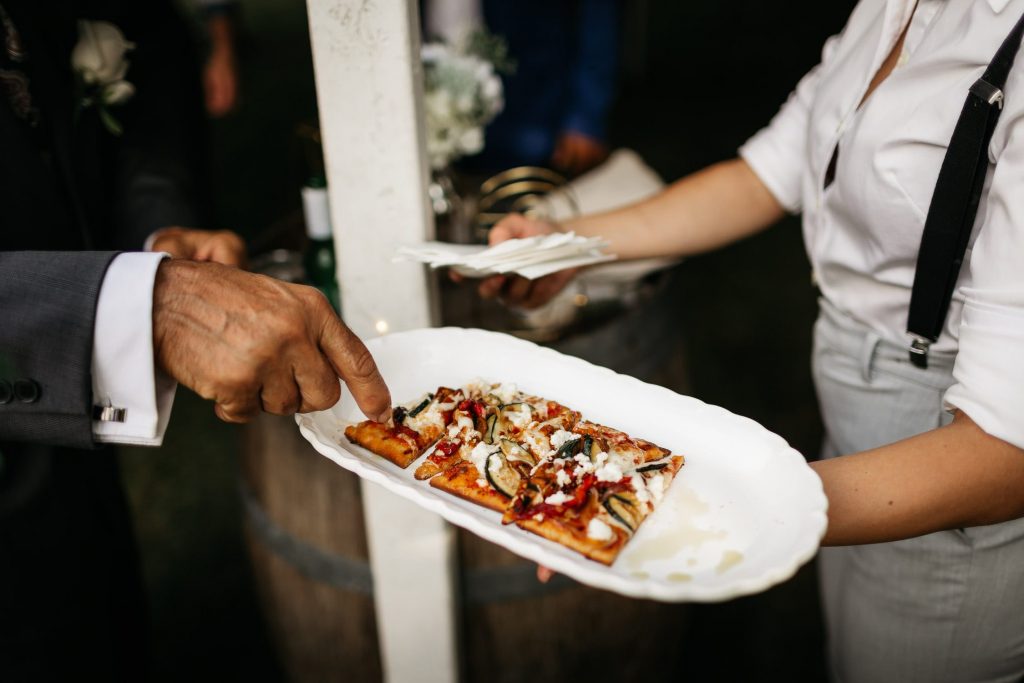eat with matt demille backyard wedding appetizers
