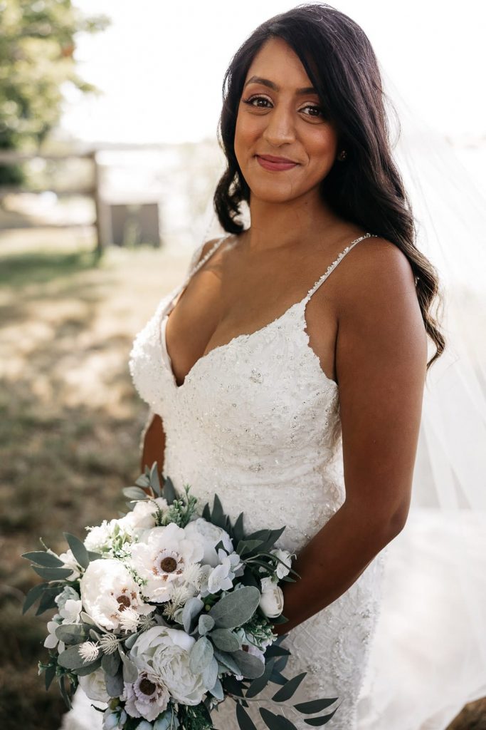 bridal portrait west lake prince edward county