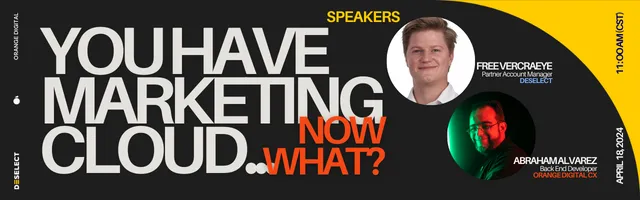 Regístrate al webinar: You Have Marketing Cloud.. Now What?