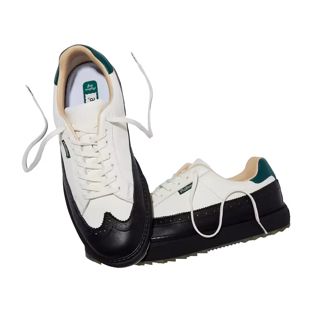 Golf course shoes by Malbon.