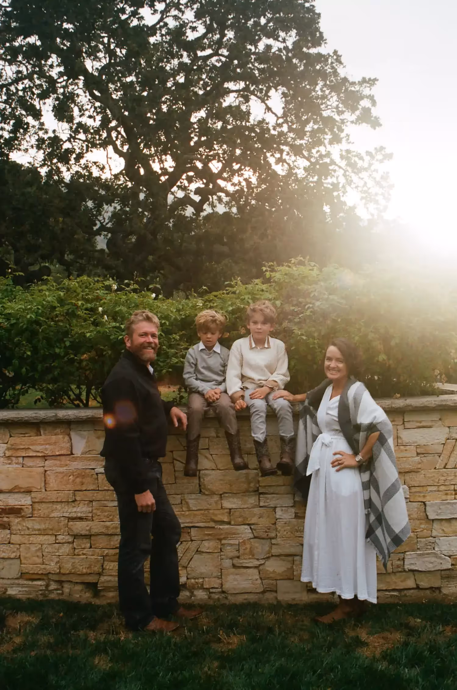 Sarah and Taylor Hawthorne with their family