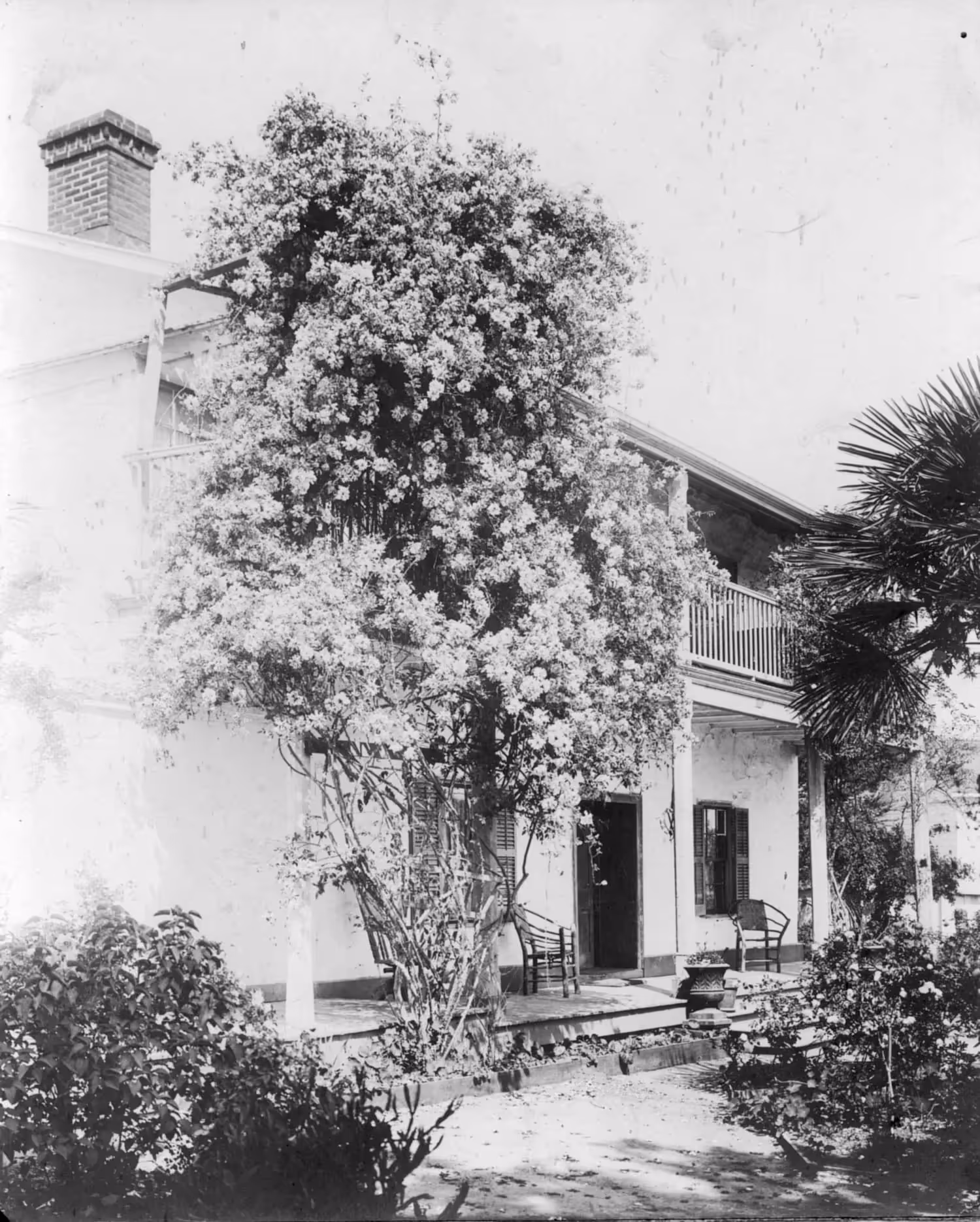 Historical image of Stokes Adobe built in 1833
