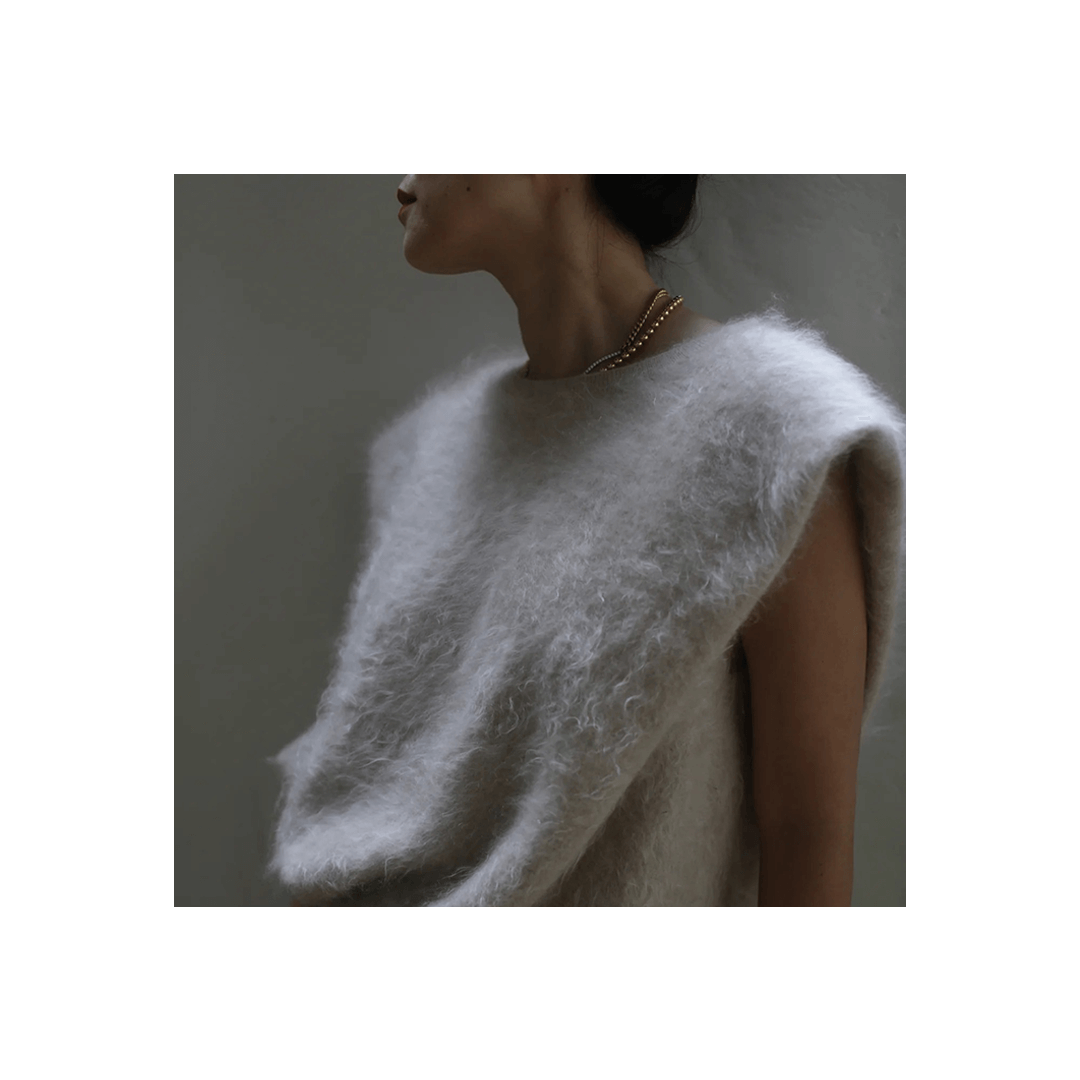 Relaxed Fit Cashmere Blouse