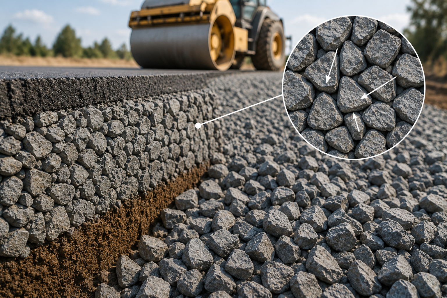 How Does Particle Interlock Improve Road Base Performance?
