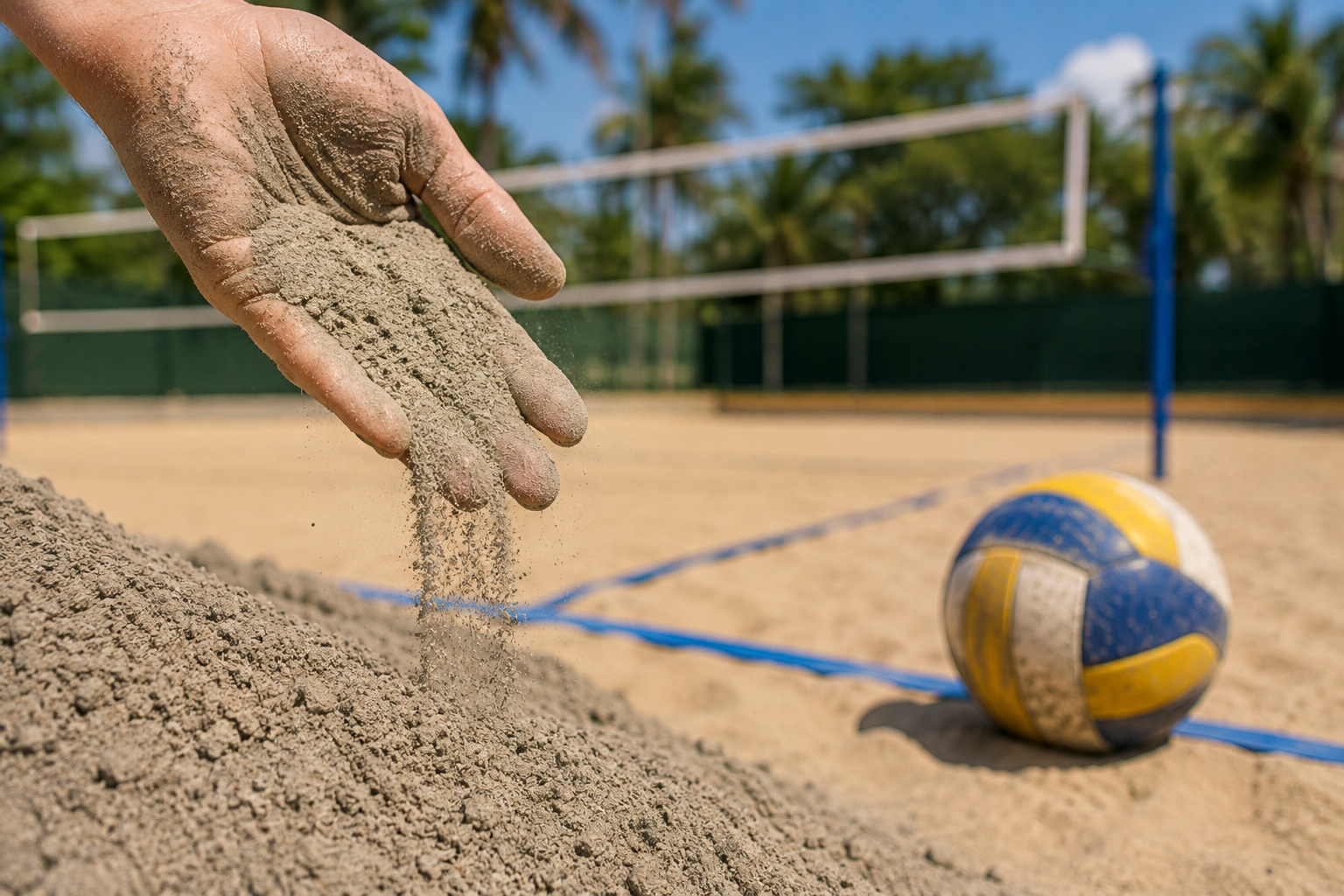 Why Is Mason Sand Unsuitable for Volleyball Courts?