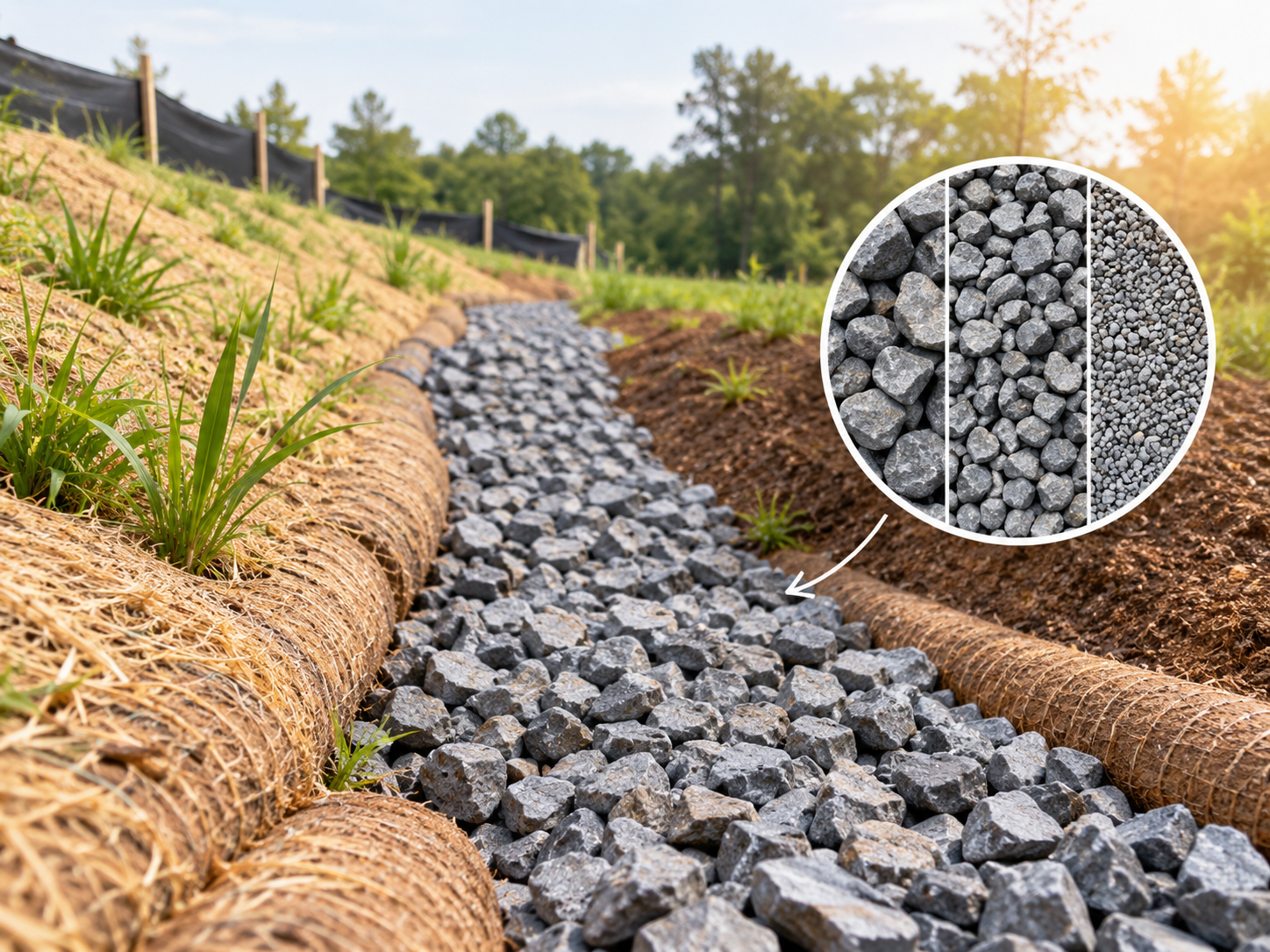 What Role Does Gravel Size Play in Erosion Control?