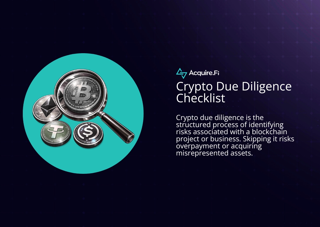 Crypto Due Diligence Checklist