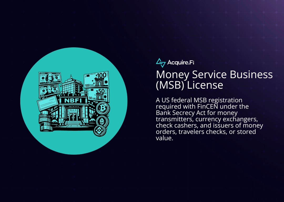 what is a Money Service Business (MSB) License
