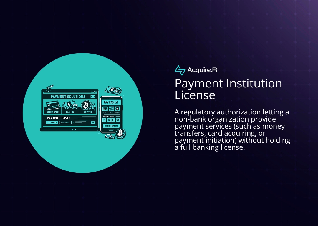 what is a Payment Institution License