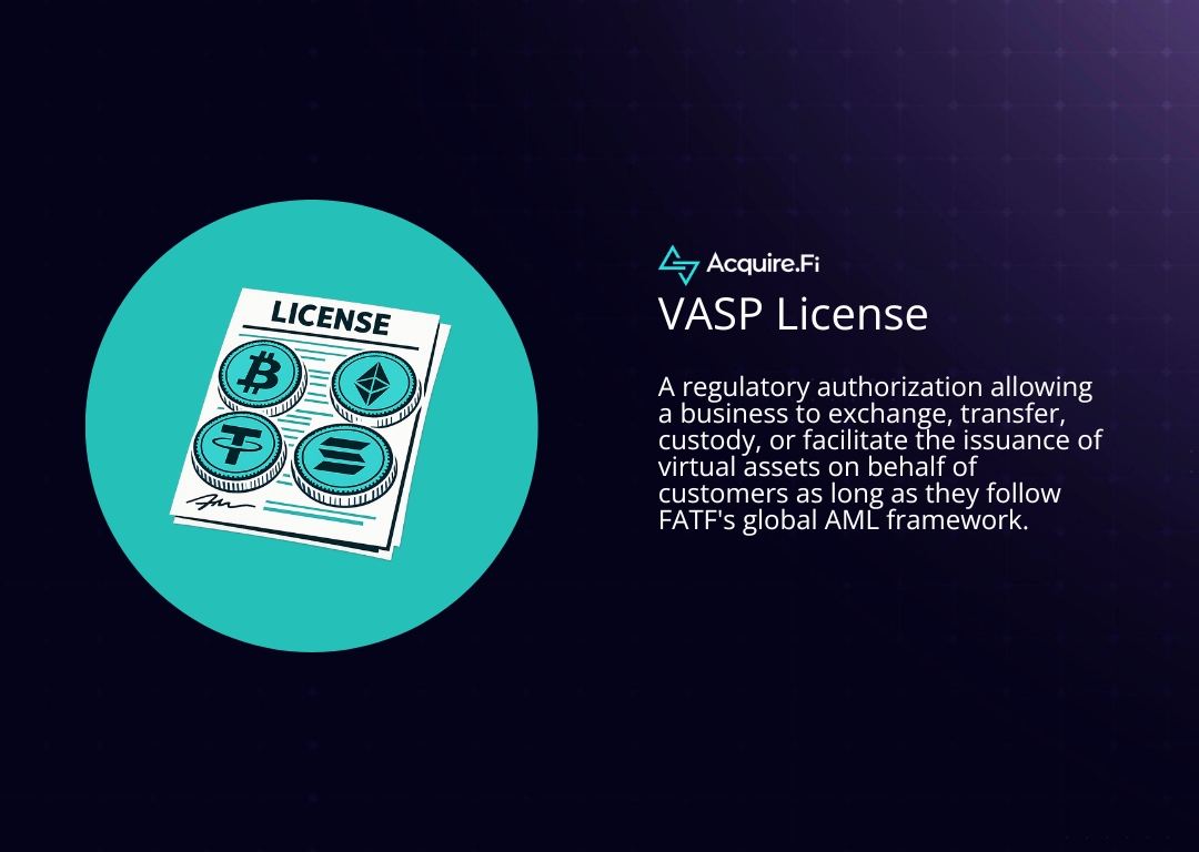 what is a VASP License
