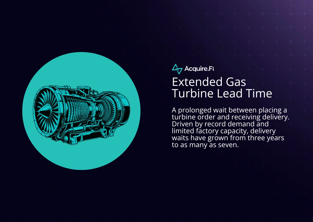 Extended Gas Turbine Lead Time